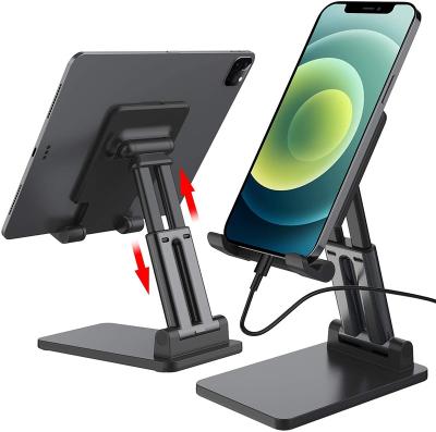 China Use for Mobile Phone and Tablet Stand Free Sample Mobile Phone Stand Holder Aluminum Alloy Tablet Cell Phone Stand Holder for sale