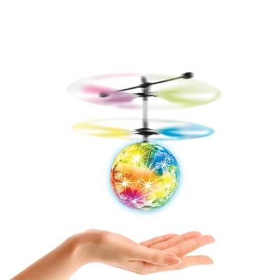 China The Sensor Trackball Up & Bottom Best Selling Flying Ball Drone Hand Control Lighting Infrared Induction Diamond Inductive Luminous Flying Ball For Kids for sale