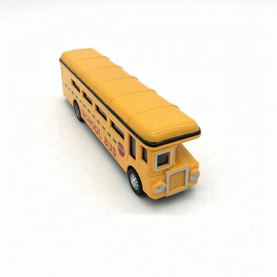 China Diecast toy 1: single layer pullback, open door, light with sound and 90 alloy London school bus light for sale