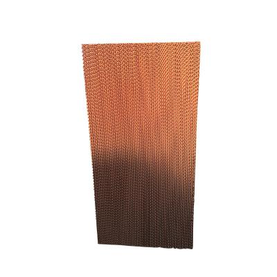 China Poultry Farm Imported Paper Farms Water Cooler Brown Evaporative Cooling Pad for sale