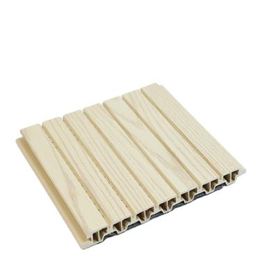 China Modern Best Price Soundproof Wall Slat Wood Fiber Waterproof Acoustic Panels For Indoor Decoration Material for sale