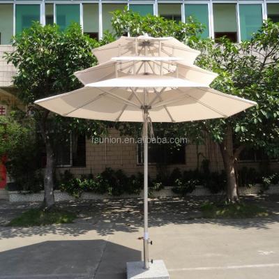 China Heavy Duty Outdoor Furniture Large Outdoor Market Umbrella For Restaurant And Cafe Shop for sale