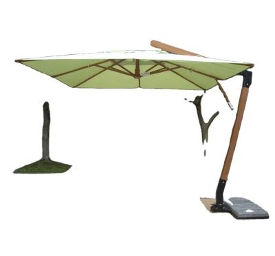 China Contemporary Fiberglass Cantilever Hanging Umbrella For Garden Set Furniture for sale