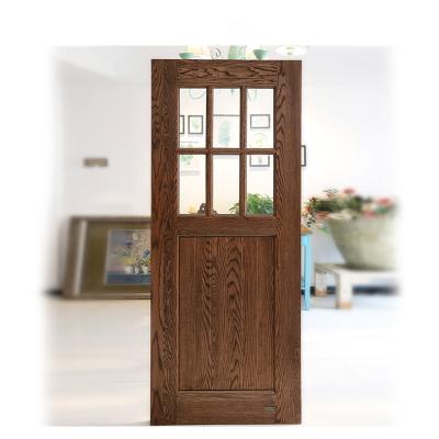 China Good Quality Newest Designs High Quality American Style Waterproof Hot Selling Wooden Barn Doors for sale