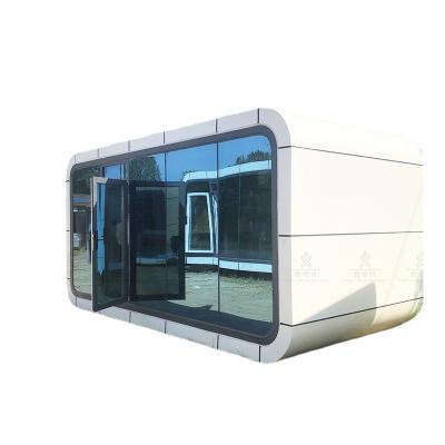 China Modern Outdoor Prefab House Living And Working Apple Booth Customized Design Modular Prefab Office Pod House Apple Booth for sale