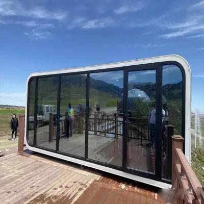 China Modern Steel Structure Hotel Prefab Container House Luxury Apple Pod for sale