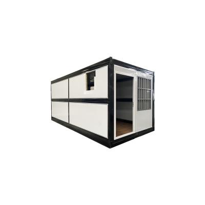 China Modern Fast Build 20ft Modular Prefab Modular Folding Tiny Collapsible Home Office Container House Camping Container House Modern Small for sale