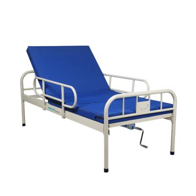 China Factory Price Metal MGE-M33 Medige With Flat Hospital Bed Medical Patient Nursing Pe Bed Master Manual Bed China Manufacturer for sale