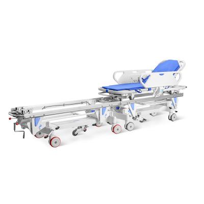 China High Quality CE ISO China Factory Hospital Operating Room Metal MGE-ST-11 Medige Connecting Patient Transport Trolleys for sale