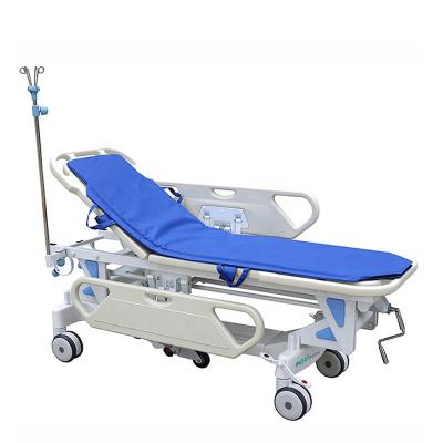 China Wholesale Metal Factory Clinic Transport Stretcher Medige Patient Trolley MGE-ST-10 Medige Emergency Wholesale Foldable Ambulance Hospital for sale