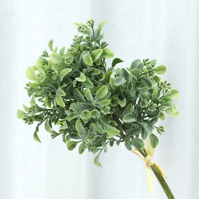 China Factory wholesale simulation Milan Leaf Artificial Flower Plastic decorative flower for home decor decoration simulation table leaf for sale