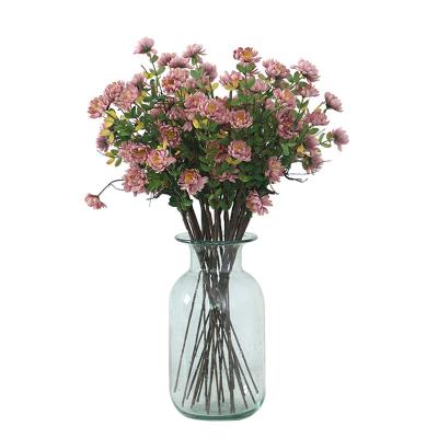 China Indoor Outdoor Decoration Daisy Flower Artifical Flower Multicolor Decoration Simulation Flower Chrysanthemum Room Decoration for sale