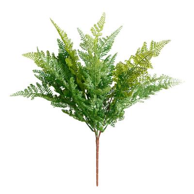 China Wall Home Simulation Green Plant Flower Indor Decoration Artificial Fern for sale