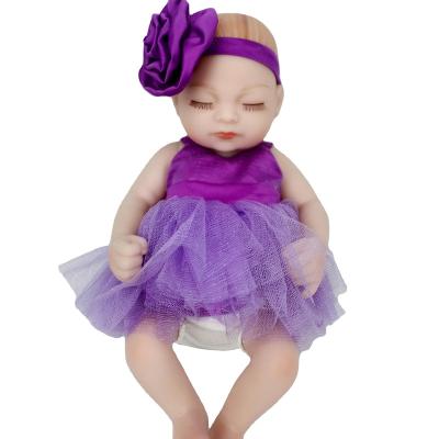 China Toy Cross-Border Mini 28cm Cartoon Reborn Babies Emulate Vinyl Dolls for sale