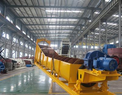 China Screw Spiral Wheel Vibrating Screen Machine XS XL Sea Silica Sand Washing Machine for sale