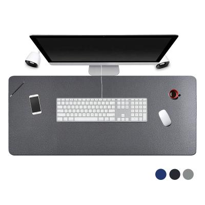 China High Quality Premium Double Sided PU Leather Desk Pad Desk Pad Gaming Desk Mat Desk Mat for sale