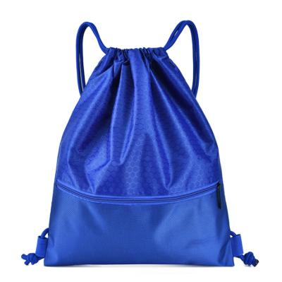 China With USB Travel Backpack Advertising Drawstring Mouth Backpack Sports Bag Waterproof Nylon Outdoor Backpack for sale