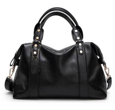 China Wholesale Best-selling Bags Large Capacity PU Casual Women's Bag PU Tote Bag Fashion Women's Genuine Leather Handbag for sale