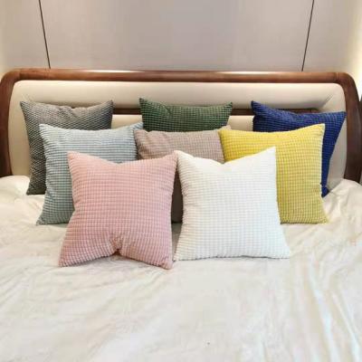 China 2022 Contracted Various Anti-bacteria Factory Sale Cotton Corduroy Pillow Sofa Cushion Covers for sale