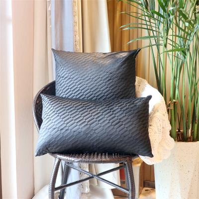 China Anti-bacteria Farmhouse Decoration Hugging Pillow Case Crumpled Li Velvet Fabric Furnishing Sofa Pillow Cases for sale