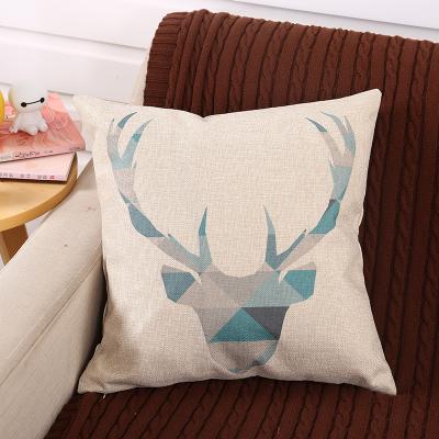 China Anti-bacteria New Arrival Square Sofa Throw Pillowcases Cute Animal Print Cushion Cover Case With Custom Logo for sale