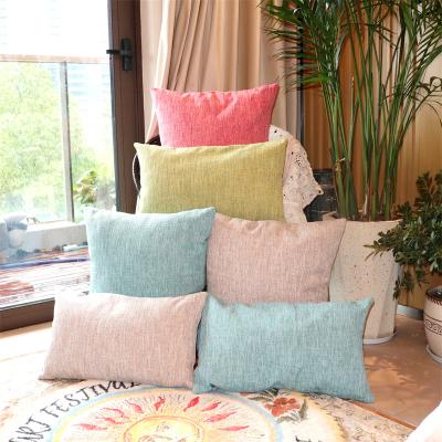 China High Quality Anti-bacteria Pillowcase Canvas Size Accept Customized Sublimation Pillowcase Sofa Mate for sale