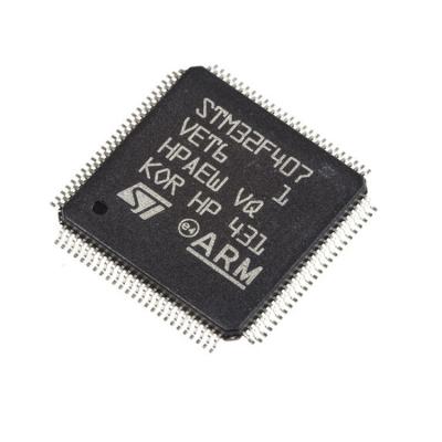 China Original MCU STM32F407VET6 LQFP100 Electronic Components Microcontrol IC Chip New 512 KBs for sale