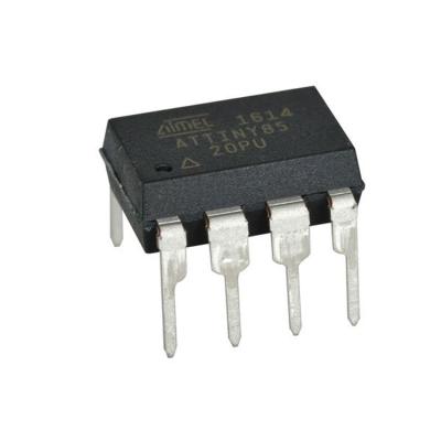 China Original Electronic Components 8-Bit DIP-8 MCU IC Chips Microcontrollers Integrated Circuit ATTINY85-20PU 8KB for sale