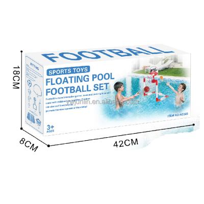 China Portable Water Sports Game Swim Toy Floating Football Set Swimming Pool Floating Toys for sale