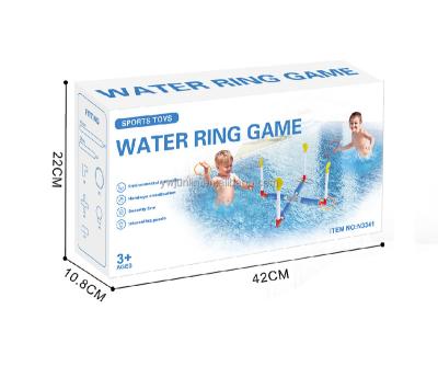 China Portable Water Sports Game Bath Toy Floating Ring Set Set Swimming Pool Floating Toys for sale