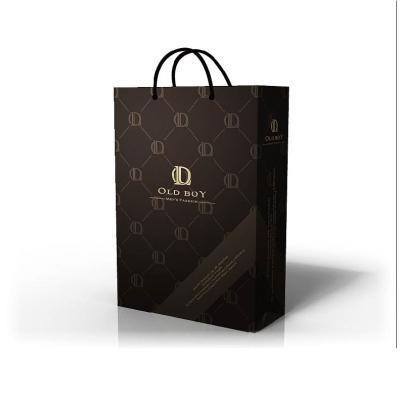 China Custom Recyclable Wholesale Luxury Custom Paper Bags Printing Logo Cheap Reusable Shopping for sale