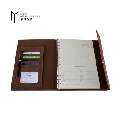 China Free Sample Recyclable High Quality Personalized Printed PU Leather Custom Notebook With Logo for sale