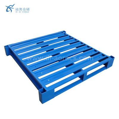 China Single Faced Factory Selling Heavy Duty Metal Pallet For Warehouse Storage for sale