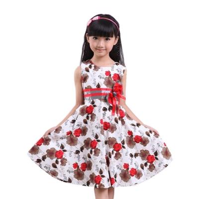 China Anti-Static Dress Sundress 2021 Kids Summer Floral Dresses Infant Toddler Infant Princess Dress 3Y-5Y Baby New for sale