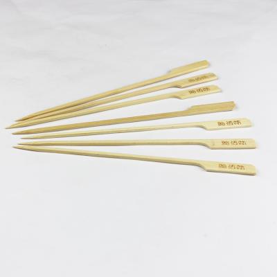 China Teppo Bambo Hygienic Wooden Wholesale Skewer Barbecue Stick Easily Cleaned Bamboo Chinese for sale