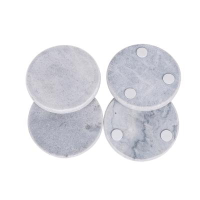 China Viable New Product Ceramic Tea Wine Coaster, Round Shape Beer Set Mug Mat, Marble Granite Coffee Coaster for sale