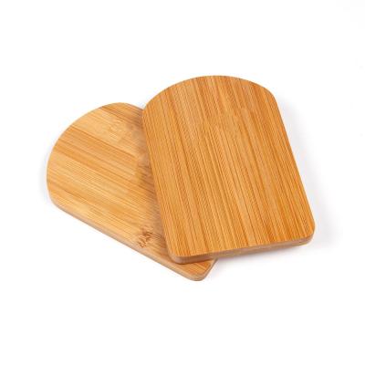 China Factory Outlet Table Mats And Sustainable Coasters , Bamboo Wood Cut Table Coaster Set for sale