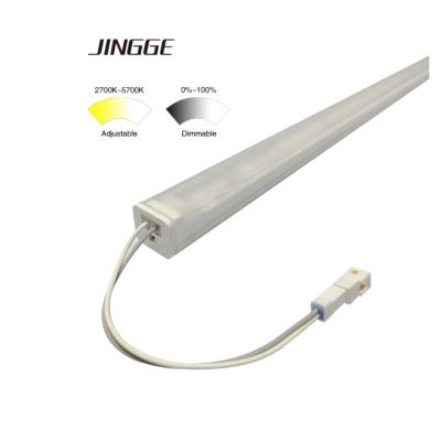 China Residential Remote Control Commercial 24V Ceiling Simulate Sun Light Bicolor Dimmable LED Capable Linear Light System for sale