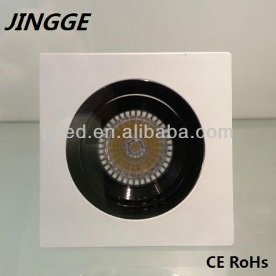 China Aluminum COB led recessed lights trimless adjust for sale