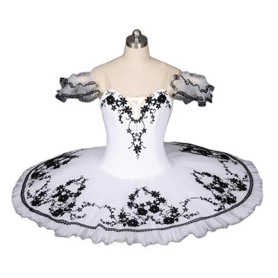 China Adjustable Sizing White Classic Ballerinals Ballet Top Tutu 12 Layers Hand Made Professional Classical Pas de Tulle Variation for sale