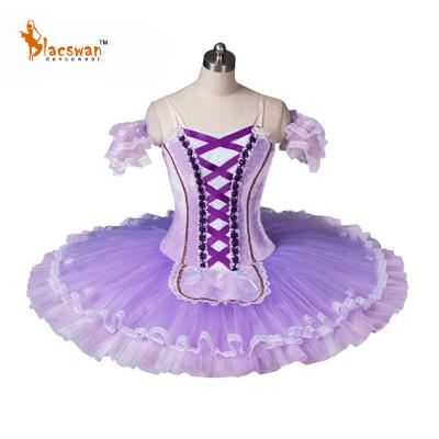 China YAGP Lilac Adjustable Competition Costume Stage Sizing Equipment Flutters Dance In The Nutcracker Kids Ballet Tutu Custom On Sale for sale