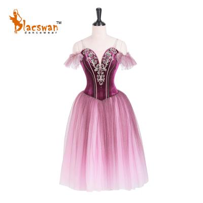 China Customized Clearing Waltz Ballerina Color Size Adjustable Sizing Clearing Waltz Romantic Flower Nutcracker Ballet Costume Ballerina Dress Tutu for sale