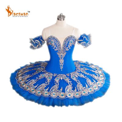 China Custom built in circle royal blue the pharaohs girl professional girls tutu classical ballet traditional costume for sale