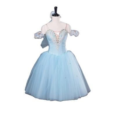 China Adjustable Sizing Headpiece Included Professional Performance Equipment 6 Layer Ballerina Flower Ballet Tutu Nutcracker Waltz Dresses for sale