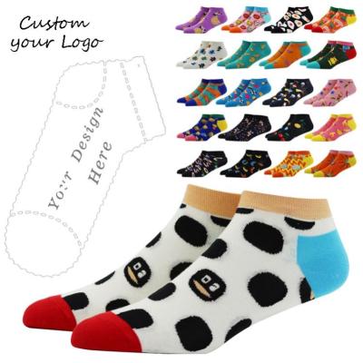 China Sporty Unisex High Quality Casual Spring Summer Colorful Short Socks For Men Harajuku Cheap Animal Ankle Penguin Happy Socks for sale