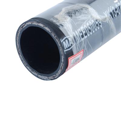 China Low Oil Hydraulic Fluids 6020PSI High Pressure Hydraulic Hose Two Layers Wire Braided Rubber Hose for sale