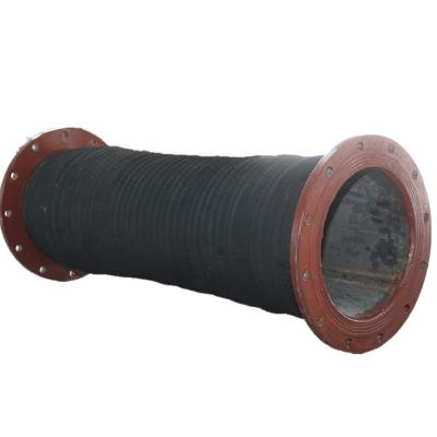 China Oil Base Hydraulic Fluids Large Diameter Hose Clamp Rubber Fast Delivery Rubber Dredging Hose for sale