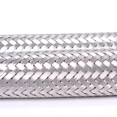 China Chemical Stainless Steel 304 316 321Bellows Corrugated Flexible Metal Braided Hose for sale