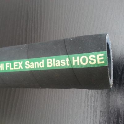 China Mining And Metallurgical Industries 3/4 Inch Fabric Inserted Sand Blasting Flexible Rubber Hose For Mortar for sale