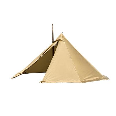 China Multi Pessoa Pirâmide Leve Tenda Dupla Camada Oito lados Índia Ultralight Pirâmide Tenda Com saia de neve à venda